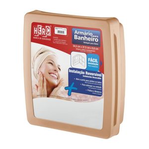 Armário Para Banheiro Universal Caramelo Herc