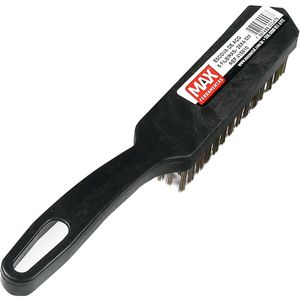 ESCOVA AÇO MANUAL CABO MAX METALÚRGICA PLÁSTICA MAX 5 FILEIRAS
