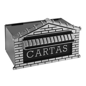 Caixa de Correio de Embutir em Ferro Fundido Prata Kala