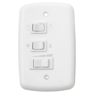 CHAVE 3V TECLA LIEGE 1,5 2,5UF 220V BRANCA