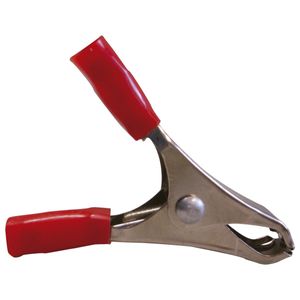Garra Clip Jacaré Médio 10a Vermelho 10 Peças Interneed