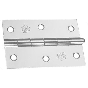 Dobradiça Pino Simples Zincado 3" 24 Peças Silvana