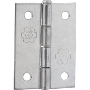 Dobradiça de Ferro Zincada em Pino Simples 2" 3 Peças Silvana