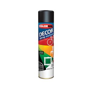 TINTA SPRAY DECORAÇÃO CINZA COLORGIN