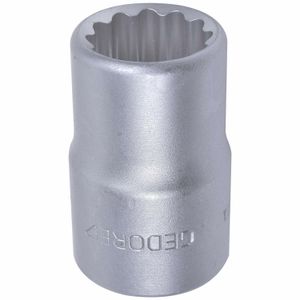 SOQUETE ESTRIADO 22MM ENCAIXE 3/4 GEDORE