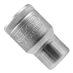 Soquete Sextavado Encaixe 1/2" 19mm Gedore