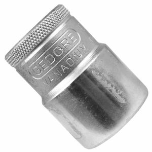 Soquete Estriado 21mm Encaixe 1/2" Gedore