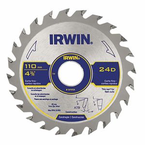 Serra Circular 24Dts Irwin Corte Fino 7.1/4"