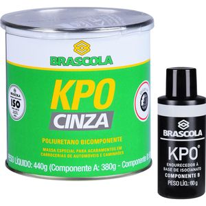 Brascoved Poliuretano Bicomponente Cinza 440G Brascola