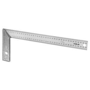 ESQUADRO AÇO INOX 14" 350MM CB ALUMÍNIO KALA