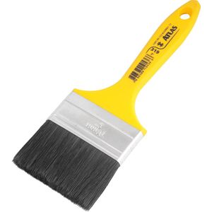 Trincha Média para Pintura com Esmalte Cerda Preta 3” Atlas