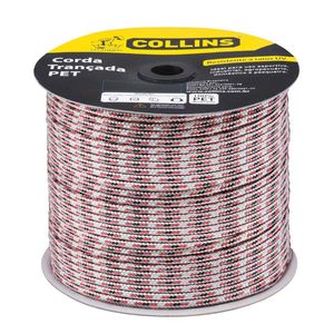 CORDA PET TRANÇADA 8MM COLORIDA COLLINS - METRO