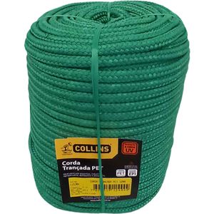 Corda Pet Trançada Verde 12mmx105m Collins