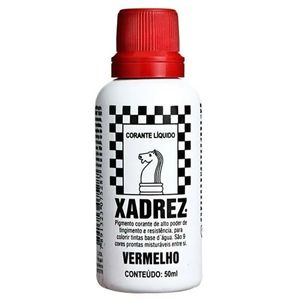 Corante Líquido Vermelho Xadrez Corante