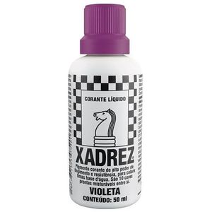 Corante Líquido Violeta Xadrez Corante 12 Peças
