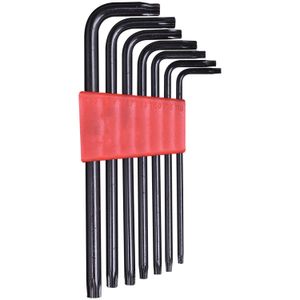 Jogo de Chaves Torx Curta 7 Peças T10 a T40 Worker