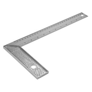 Esquadro de Aço Inox 10" 250mm com Cabo de Alumínio Worker