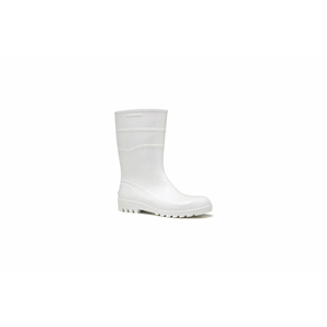 Bota PVC Branca Cano Médio  Forro tamanho 46 Fujiwara