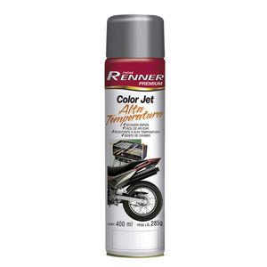 TINTA SPRAY RENNER ALTA TEMPERATURA PRETO