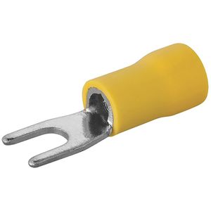 Terminal Cobre Garfo M-5 Pré-Isolado TPF 100 Peças Liege
