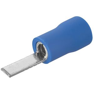 Terminal Pré-Isolado Pino Plano 1,5-2,5 Azul 100 Peças Liege