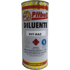 Água Raz Econômica 900Ml tinta a óleo Pitbull Natrielli