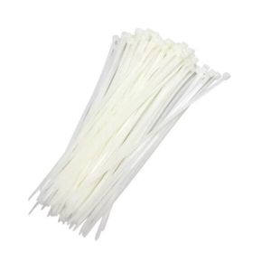 Abraçadeira de Nylon 7,2x400mm Branca 50 Peças Worker