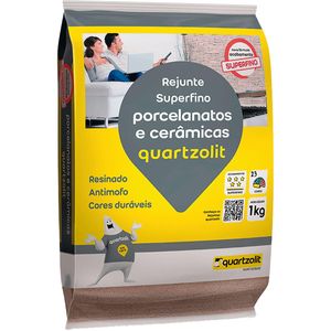 Rejunte para Porcelanatos e Cerâmicas 1kg da Quartzolit