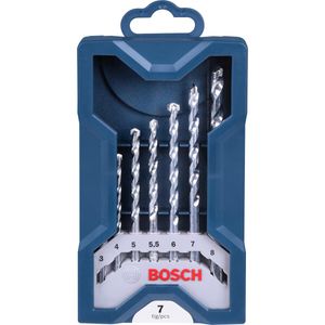 Jogo de Brocas para Concreto Mini X-Line 3-8mm com 7 Peças Bosch