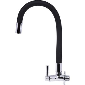 Torneira para Cozinha Bica Flexível Preta C60 Liege