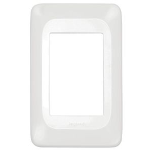 Placa Com Suporte 4x2 3 Postos Juntos Branca Pial Pop