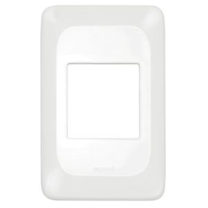 Placa Com Suporte 4x2 2 Postos Branca Pial Pop