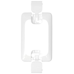 Placa Com Suporte 4x2 Cega Branca Pial Pop