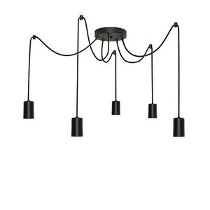 Pendente em Alumínio Tears 5XE27 200W Biv Taschibra