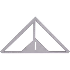 Gabarito Triangular em Aço Inox para Recorte 22cm Bumafer