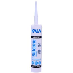 Adesivo de Silicone Neutro Branco 280g Kala
