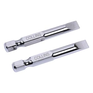Ponta Bits Fenda 1/4" 6mmx50mm Collins