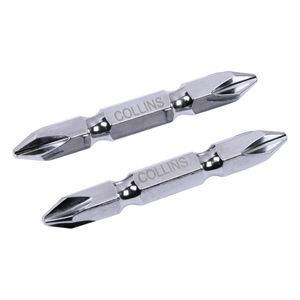 Bits Ph2 1/4" Ponta Dupla e Phillips 50mm Collins