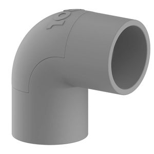 Joelho em PVC 3/4" com Janela Cinza Inpol