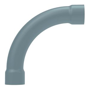 Curva 90° com Bolsa 1" PVC Cinza Inpol