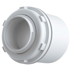 Conector Box 1" Reto PVC Branco Inpol