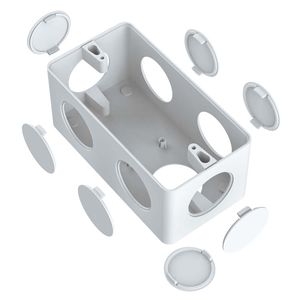 Caixa Condulete 1" com 7 Entradas PVC Branco Inpol