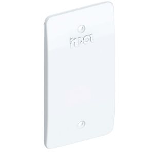 Tampa de Interruptor PVC 1" Cega Branca Inpol