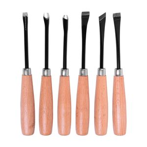Jogo de Formões de Entalhar 4,4-1" 25,4mm 6 peças Worker