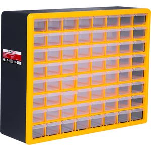Organizador Plástico Multiuso com 64 Gavetas Bumafer