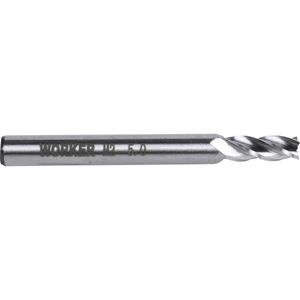Fresa de Topo Reto Aço Rápido 5mm Haste 6mm Worker