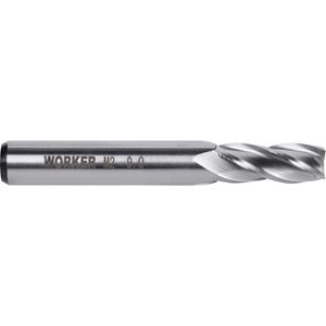 Fresa de Topo Reto Aço Rápido 9mm Haste 10mm Worker