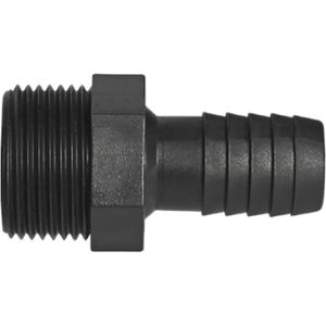 Conexão de Mangueira Adaptador de Redução 1/2”x3/8” Preto Liege