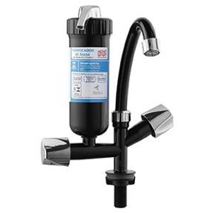 Purificador de Mesa ABS Plus de Bica Móvel Preto 1/2" Herc