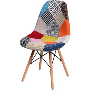 Cadeira Eiffel Estofada 110kg Multicolorida Kala